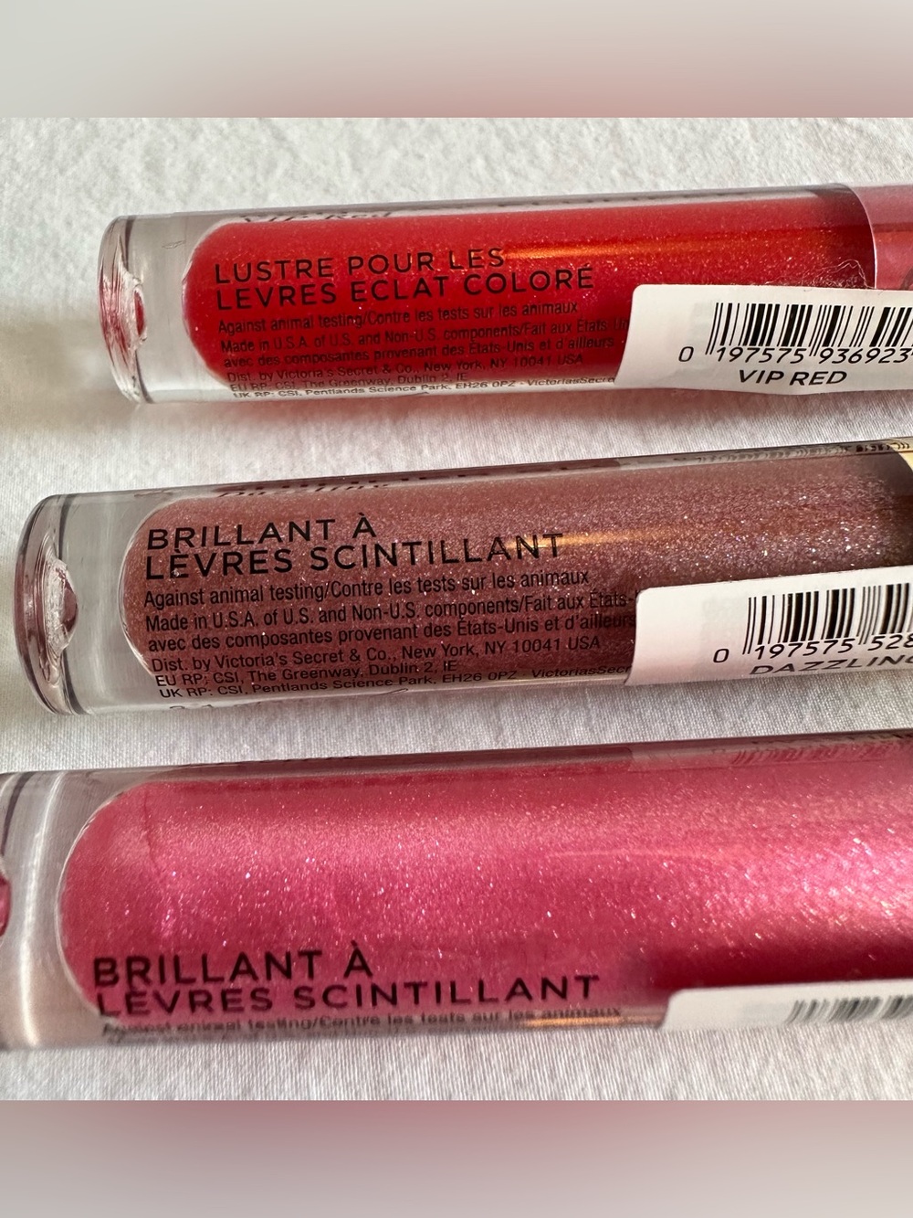 Victoria's Secret Lip Gloss Trio — Red, Brown, Pink - Picture 4 of 4